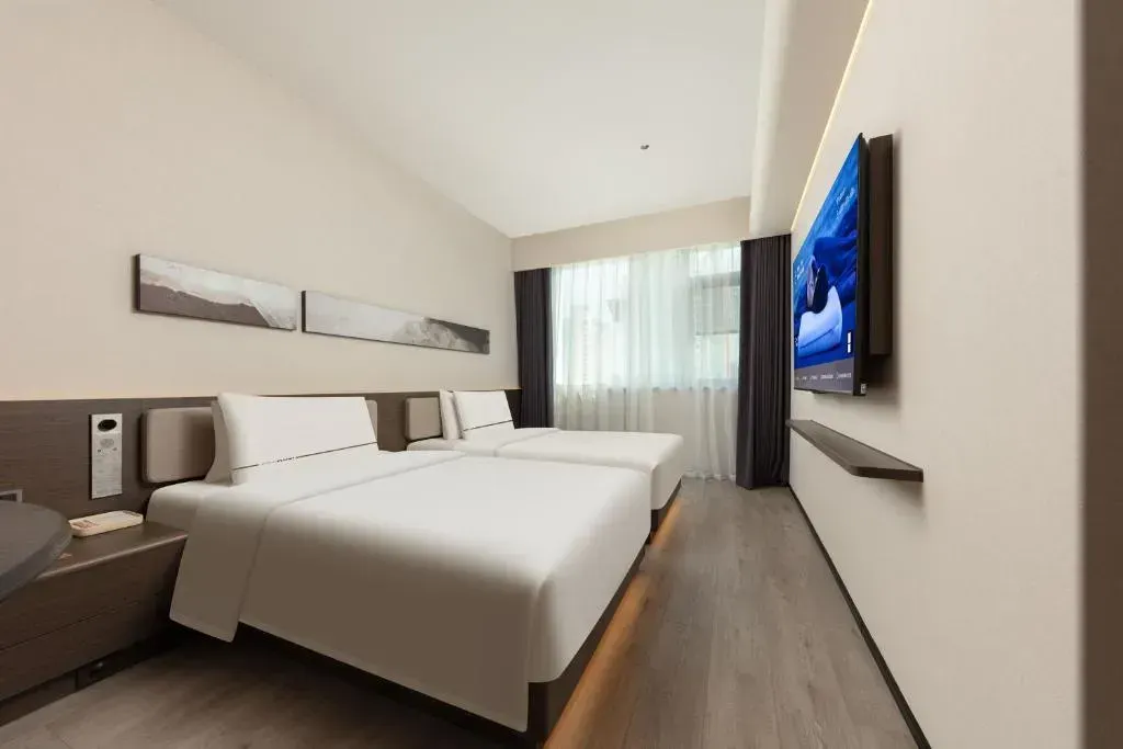 Atour Hotel Ningbo Railway Station Tianyige Moon Lake，照片 9